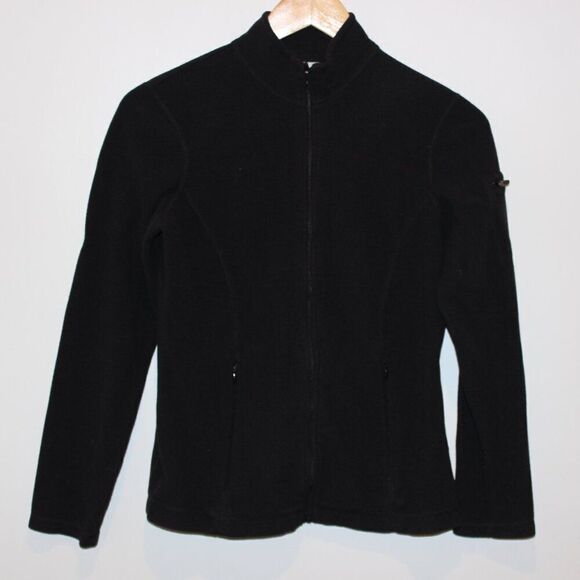 L.L. Bean Black Fleece Full Zip Up Classic-Fit Winter Jacket Women's XS PETITE - Picture 2 of 11